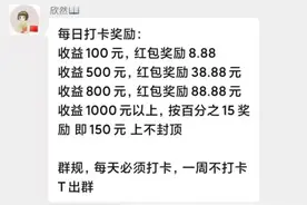 交友app骗局，诈骗头目群主奖罚分明，小编进群不达标被移出群聊图片
