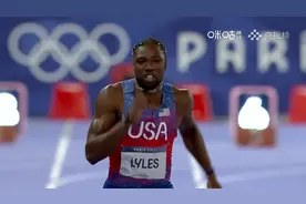 决赛门槛达9秒93！莱尔斯以千分之五秒优势加冕奥运会新“飞人”，美国时隔20年再夺男子百米金牌图片