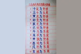12生肖代号的家禽与野兽，收藏看看吧图片
