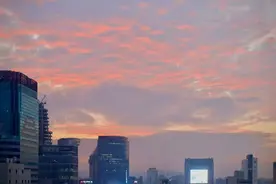 杭州的“粉红云”，你看见了吗？图片