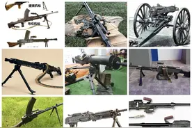 除马克沁、加特林、歪把子、M60、布伦，世界上14把最出名的机枪图片
