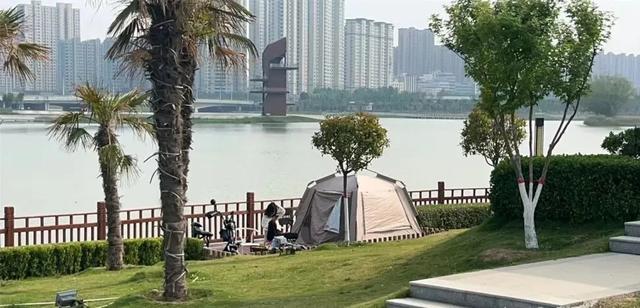 运城市中心藏了一片“海”!走,带你去看治愈系沙滩