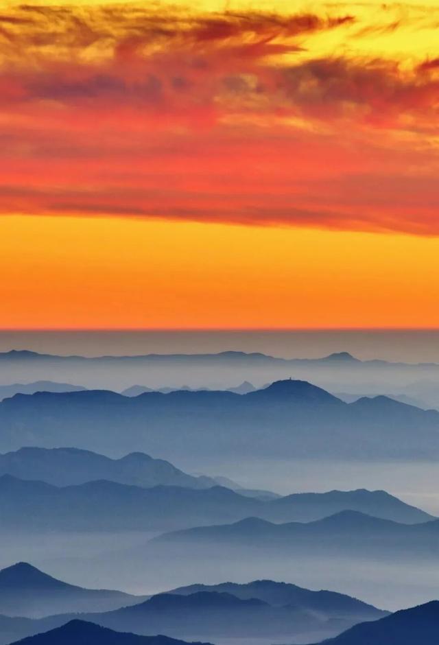 冬阳煦照 泰山磅礴