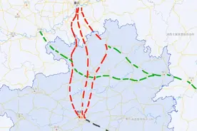 渝贵高铁有新进展，基本可确定采用中线，东线和西线或已“没戏”图片