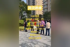16岁少年陷入网贷泥沼，欠债12万元，终因巨大压力走向悲剧！！图片
