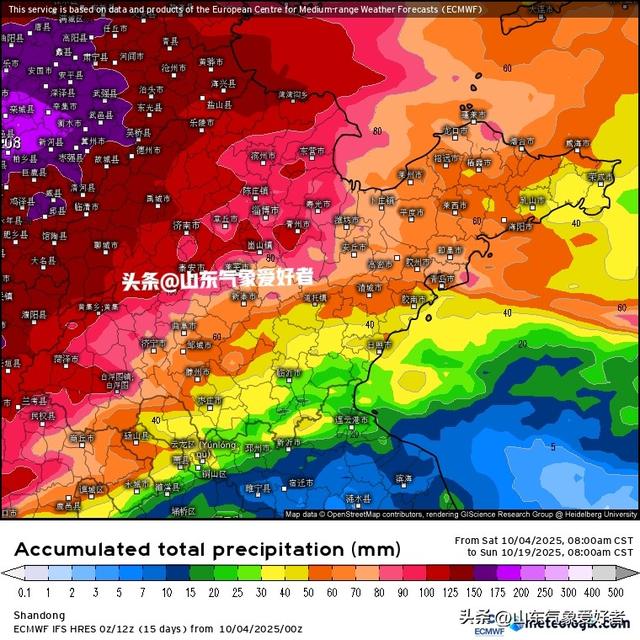 山东最大雨量已达32㎜！分析:后期暴雨继续北移，气候彻底混乱？