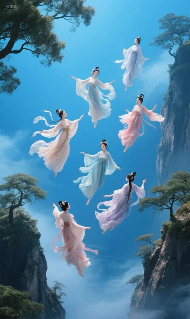 Ai绘出的七仙女