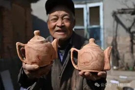 日照大爷做的茶壶火到了国外！图片