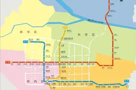 石家庄地铁运营线路图及首末班车时刻图片
