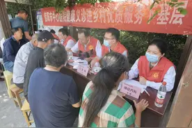 信阳市中心医院健康义诊进乡村走进董家河镇楼畈村图片