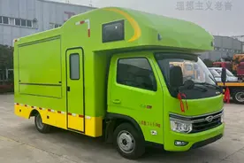 商旅车崛起，可沿途摆摊，可露营生活，福田领航流动售货车来了图片