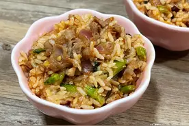 晚上给两个孩子做了番茄肥牛烩饭，一斤肥牛差点没够吃，太香了图片