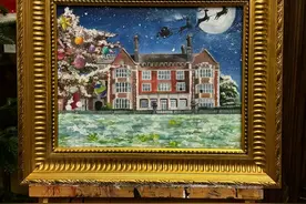 王诗龄画作再获奖，王岳伦发文祝贺，李湘富养女已经有所回报了图片