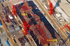 三部升降机，两条电磁弹射器，甲板外飘076会带哪些舰载机？图片