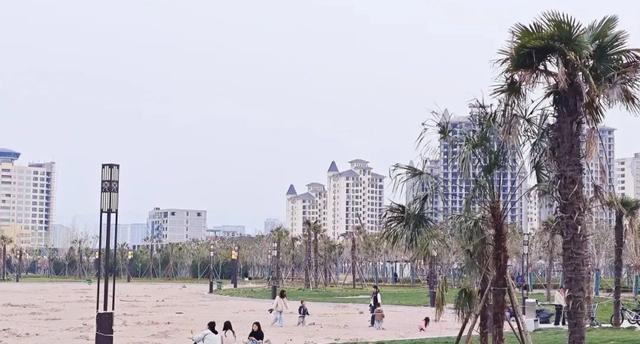 运城市中心藏了一片“海”!走,带你去看治愈系沙滩