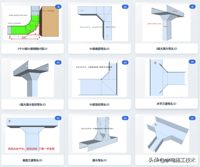 56种桥架弯头，看看桥架师傅的你都会了没？