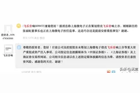 飞乐音响回应借壳传闻：上海微电子上市无进展 张丽虹任职引猜测图片