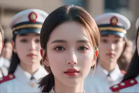 美图分享：英姿飒爽女兵图片