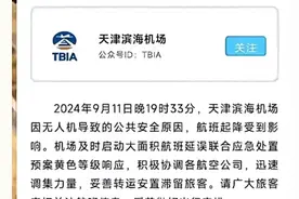 突发！天津大面积航班延误，飞机盘旋13圈落大兴，官方：因无人机图片