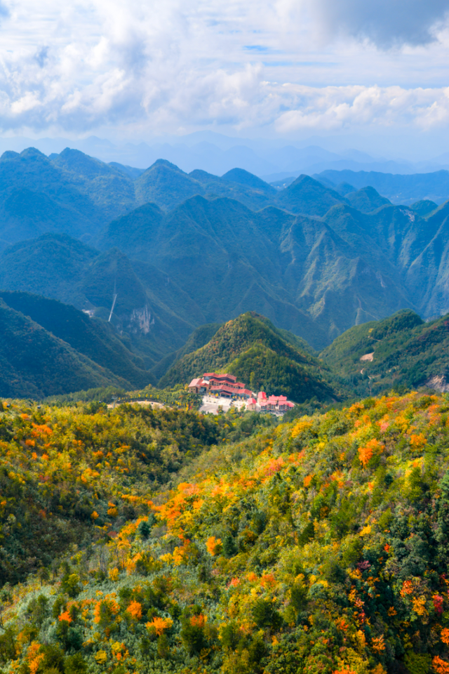 错过等一年！巴山大峡谷秋色刚开场，彩林已美成仙境！
