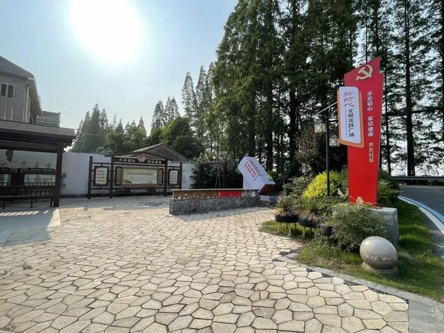 现场实拍界牌镇张家埭村，村景好美