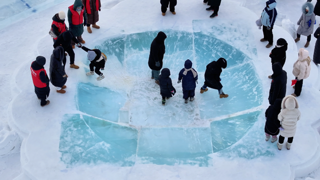 内蒙古冰雪英雄会额尔古纳冰雪欢乐季第三届中俄界河冰钓活动，冰雪盛宴启幕图集