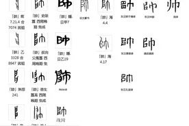 简述汉字：帅和师图片