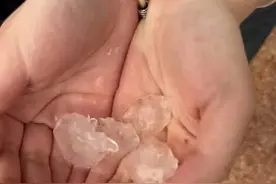 冰雹！雷暴大风！强对流天气已抵达南昌！下班注意安全图片