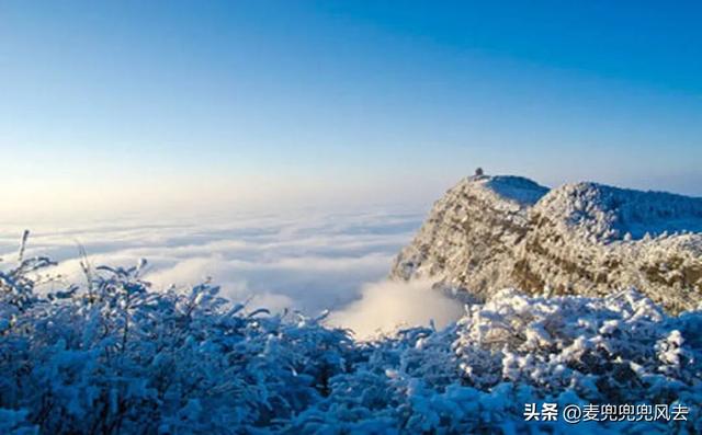 初雪落仙山：邂逅峨眉山最静谧的初冬，领略银装素裹的人间仙境！