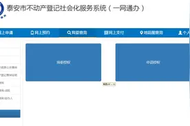 功能升级！泰安不动产登记信息在线授权查询服务开通图片