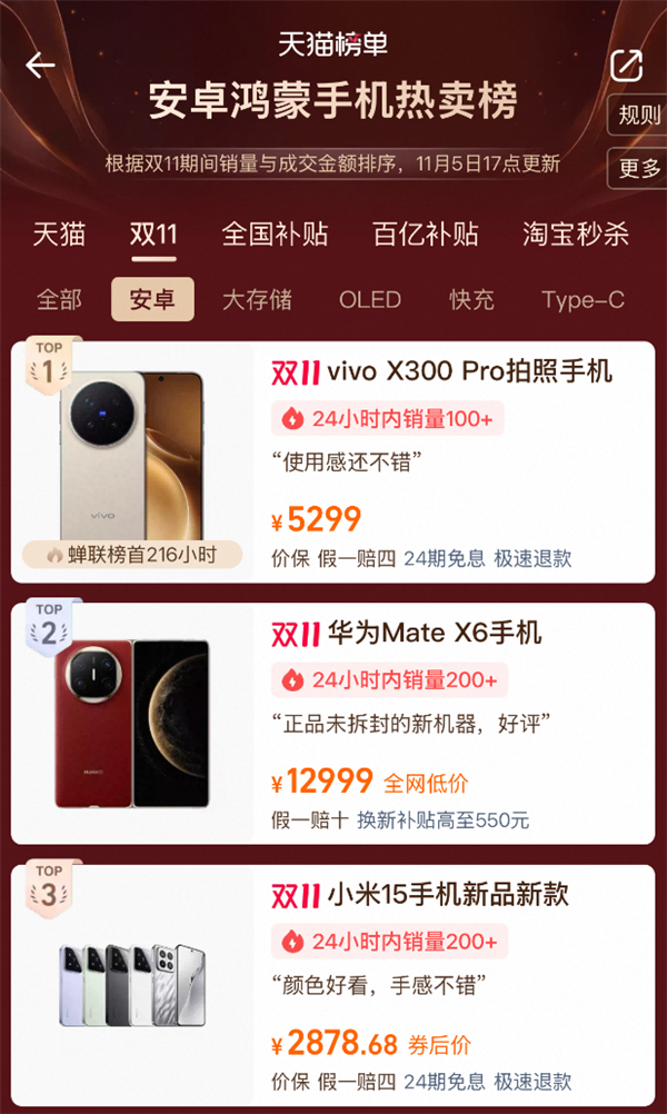 双十一折叠屏换机首选！华为折叠家族热销：多形态满足全场景需求