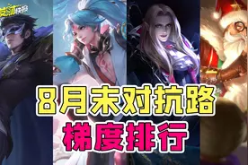 瑶将被官方删除？策划确定败方金牌不扣星！对抗路8月梯度排行！图片