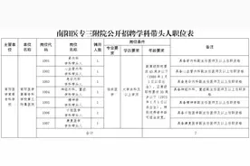 南阳医专三附院2025年度公开招聘学科带头人及部分专业人员公告图片