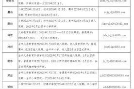 河北大中小学2025春季开学时间来了图片
