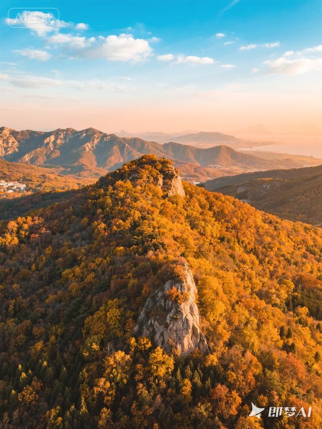 秋天的青岛象耳山真美