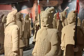 杭州“兵马俑展”有网友质疑粗制滥造，主办方回应：西安当地复制品图片