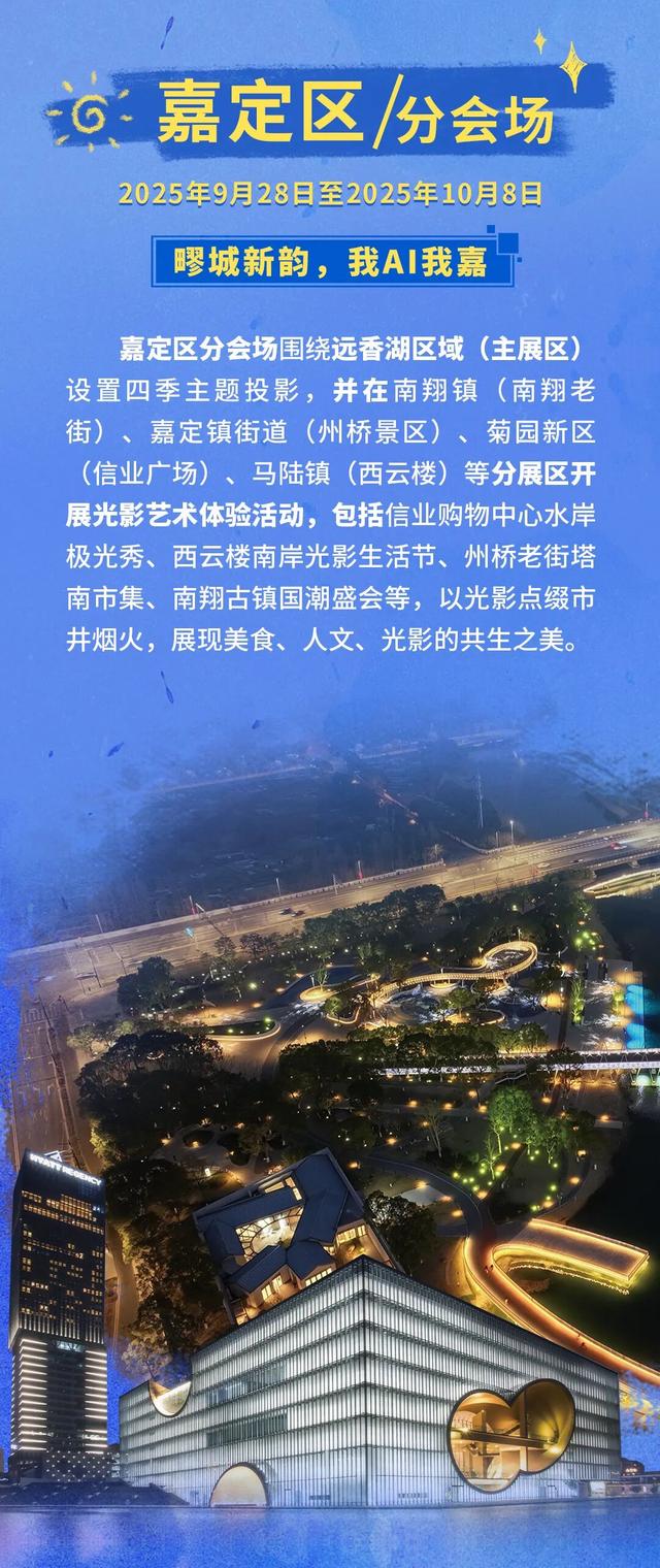 点亮上海！2025第二届上海国际光影节16区活动清单汇总来了~