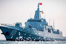 2万吨级，055B型驱逐舰，4台CGT40轮机，到底有多强悍？图片