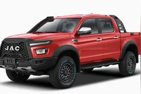 新车 | 长城炮同级，四驱越野皮卡，2024款江淮悍途山猫版官图发布图片