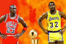 传奇之争！“魔术师”约翰逊和乔丹生涯交手18次，他们表现如何？图片