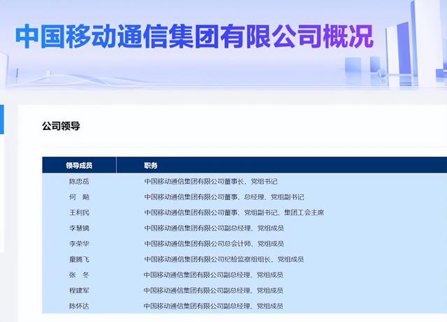 独家：中国移动董事长杨杰不再任职 但退休了？ 其实他还有两个身份