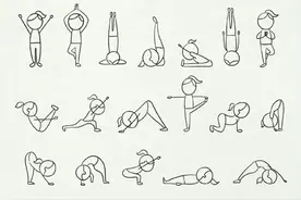 99种简单的火柴人线稿，画个火柴人吧～图片