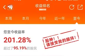 股票这么玩，收益达到惊人201%图片