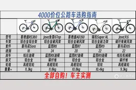 4000价位公路车怎么选？我选择都买......AD350 | 鱼雷6Top | 瑞豹AL图片