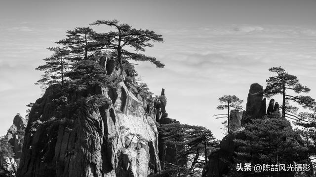 水墨黄山风光