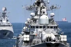 昔日“四大金刚”现身福建号航母身边！老旧俄式军舰还有用吗？图片