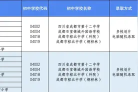 2024年武侯、高新、天府新区等区（市）县，小升初划片范围出炉！图片