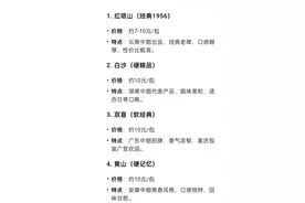 DeepSeek总结：中国评价且好抽的十大香烟！最贵才20元图片