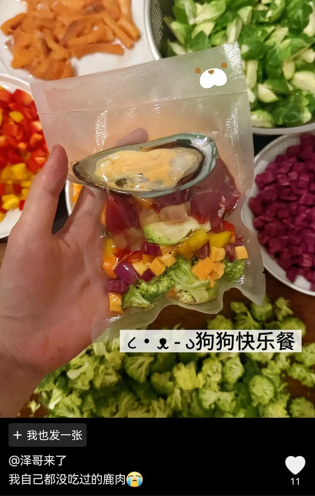笑死了！女子喂烤肠店老板的狗吃烤肠，老板：那不干净，别给它吃