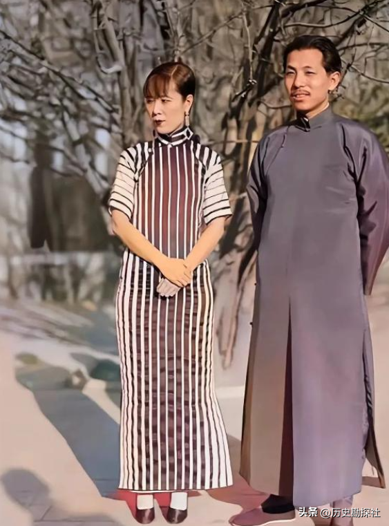 91岁于凤至美国豪宅留影，满头白发面容消瘦，苦等张学良50多年